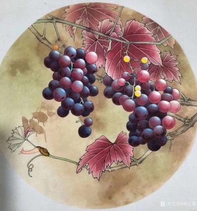 胡记领日记-我的工笔斗方作品欣赏68*68厘米【图6】