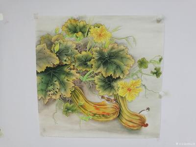 胡记领日记-我的工笔斗方作品欣赏68*68厘米【图7】