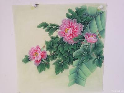 胡记领日记-我的工笔斗方作品欣赏68*68厘米【图13】