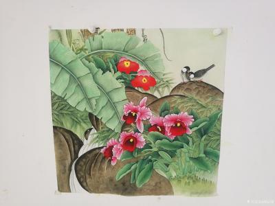 胡记领日记-我的工笔斗方作品欣赏68*68厘米【图14】