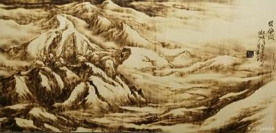 孙传海生活-2017年的初春，在青海省西宁海拔4000米昆仑雪山采风期间，收藏家穆斯林兄弟艾【图1】