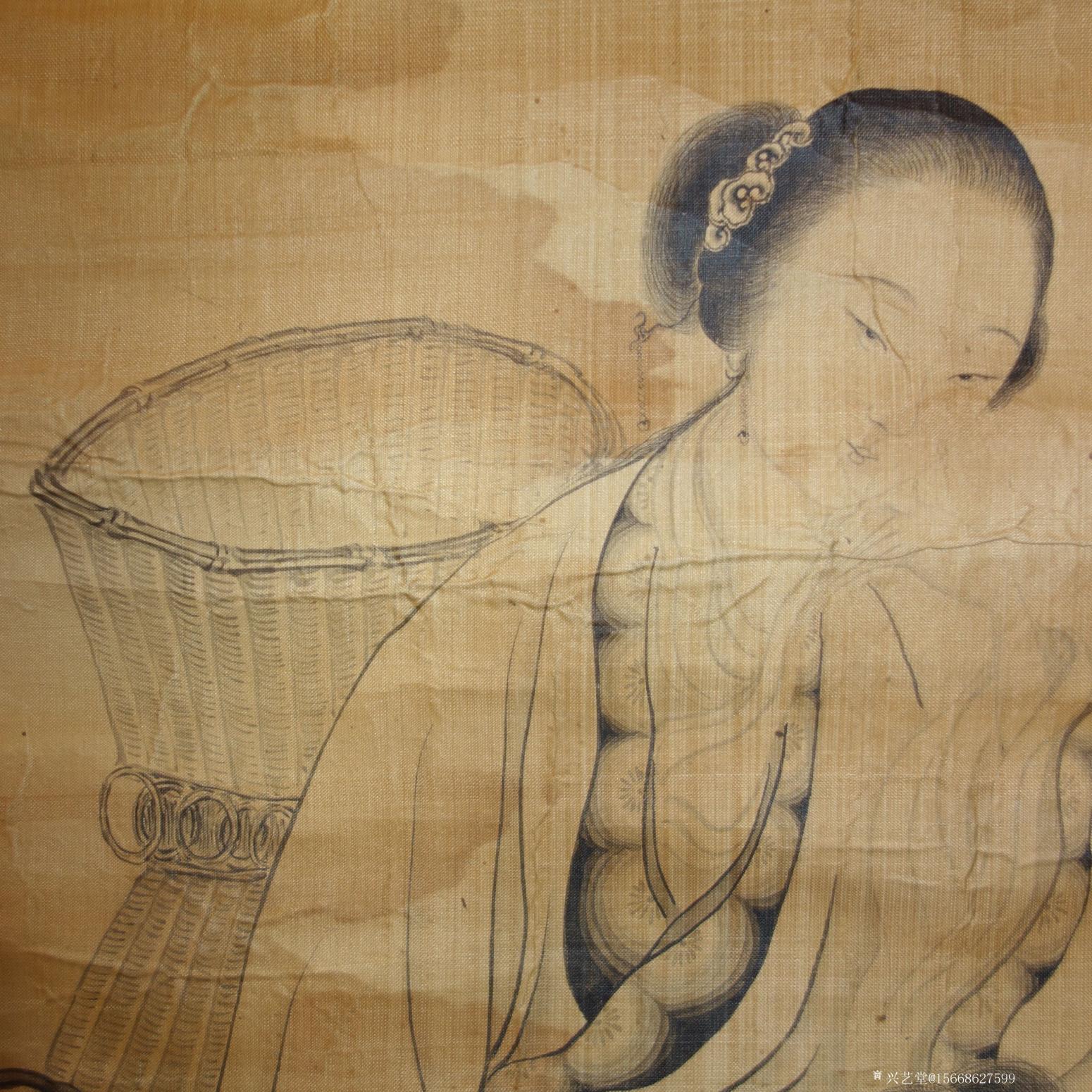 15668627599国画作品《王素，仕女图》【图2】