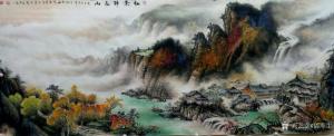 艺术品图片：艺术家周顺生国画作品名称《小六尺红醉秋山》价格2688.00 元