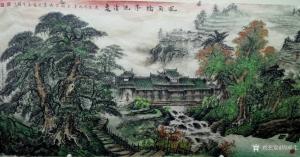 艺术品图片：艺术家周顺生国画作品名称《四尺黄瑶一点红》价格688.00 元