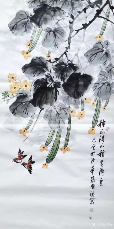 夏沁生活-此幅作品用笔流畅自然，清雅脱俗。但不知初看此作的志友可发现了其一大“失误”？
【图1】