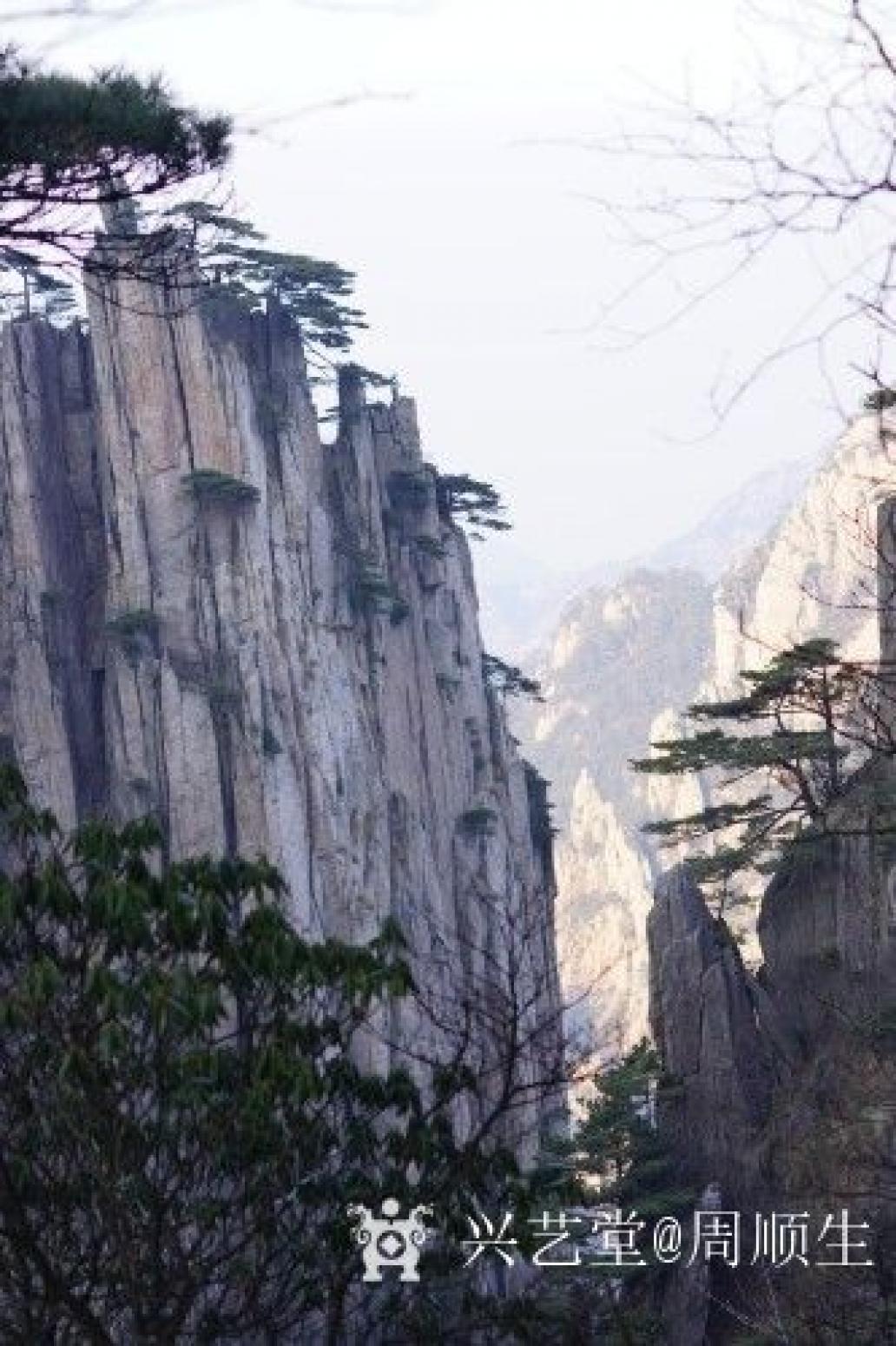 周顺生国画作品《四尺斗方夏山叠翠图》【图0】