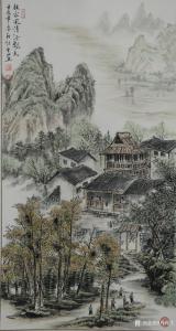 艺术品图片：艺术家周顺生国画作品名称《三尺壮家风情酒飘香》价格900.00 元