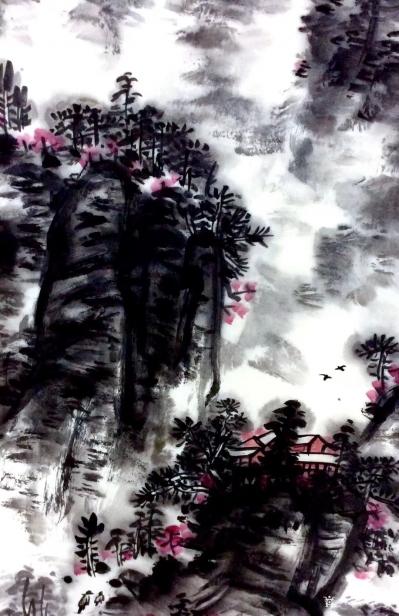 龚光万日记-日暖春山处处同，龙泉遥望曰青葱 。
草映沙渠琉璃水，木摇溪岸杨柳风。
醉眼一【图4】