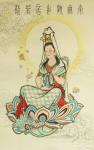 郭浩艺日志-南海观世音菩萨，工笔人物画作品，买家订制了一套，要求不同风格【图3】