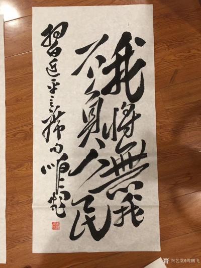 周鹏飞日记-书写习近平主席语句：“为构建人类命共同体而奋斗！”“我将无我，不负人民。”【图2】