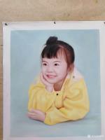 艺术家黎群日记:承接油画人物肖像画订制，宠物肖像(狗，猫，花鸟，鱼……)，欢【图0】