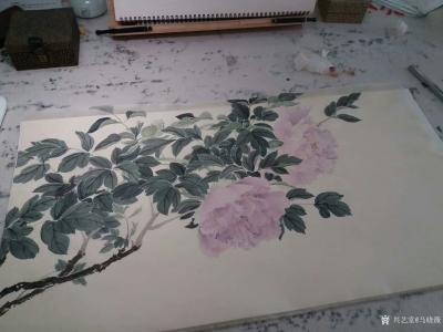 马晓薇日记-阳春三月郊游国画静物写生作品分享
  豆蔻梢头春色浅，新试纱衣，拂袖东风软。红【图1】