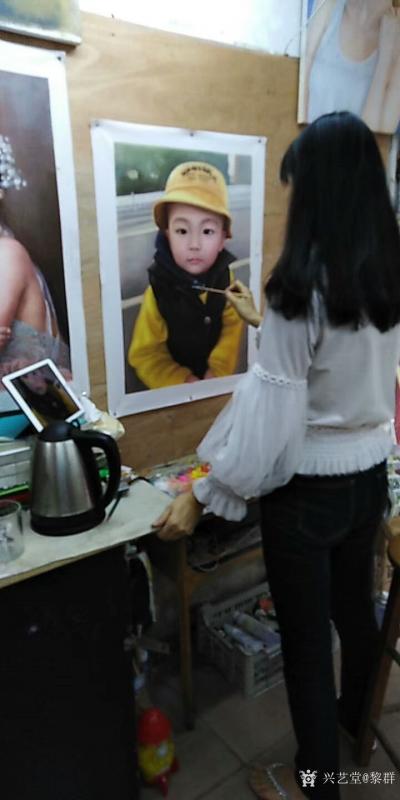 黎群日记-阳光明媚，美好愉快的一天工作，从现在开始……承接油画人物肖像画，油画风景画，宠物【图1】