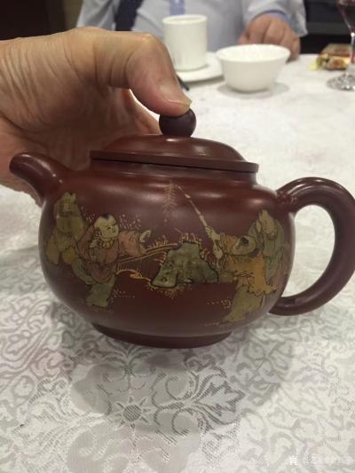 金新宇收藏-这把顾景舟的壶应该没人敢说是假的吧。那紫砂、那工艺只有亲手摸着才能真正体会到其中【图1】