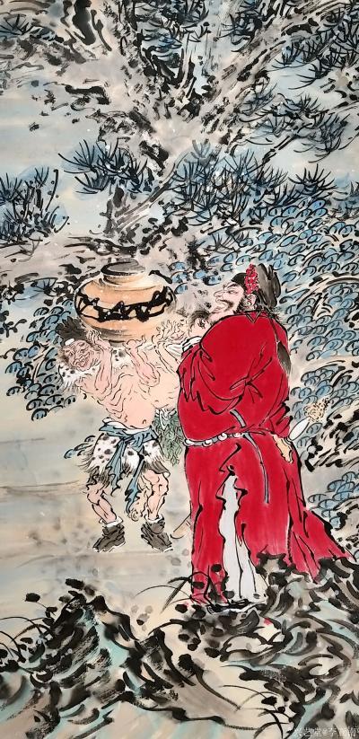 李亚南日记-李亚南书画工作室作品
钟馗夜游中山圖
尺寸210cmx70cm【图2】