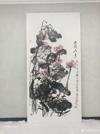 甘庆琼日记-感谢昆山国风装裱有限公司邀约安徽泾县著名书画装裱师李先生一行四人远赴上海为我馆提【图3】