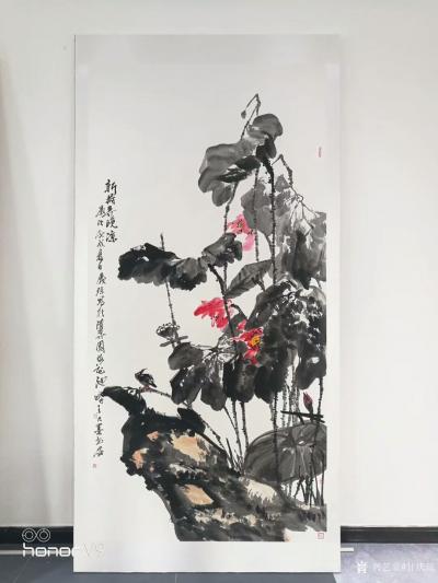 甘庆琼日记-感谢昆山国风装裱有限公司邀约安徽泾县著名书画装裱师李先生一行四人远赴上海为我馆提【图4】