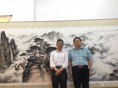 罗树辉生活-山东联赢拍卖有限公司总经理刘涛先生到我工作室雅聚。【图1】