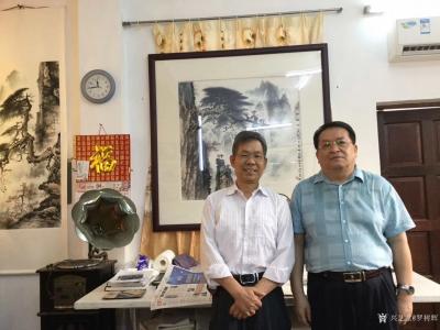罗树辉生活-山东联赢拍卖有限公司总经理刘涛先生到我工作室雅聚。【图2】