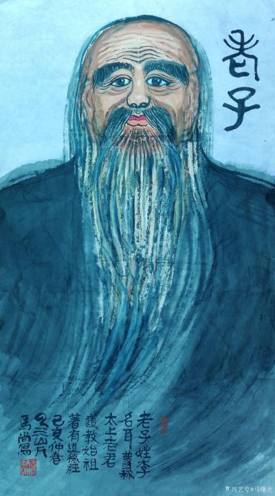 马曙光日记-《老子过关》四尺斗方
为《老子造像》四尺整张
篆书《得道多助》三尺整张
这【图2】