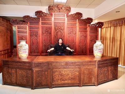 叶仲桥收藏-参观中山东凤收藏家协会麦主席的收藏馆，近日随市收藏家协会参观中山东凤收藏家协会麦【图2】