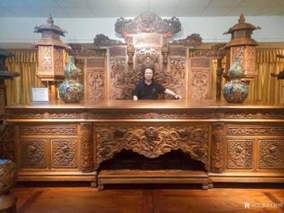 叶仲桥收藏-参观中山东凤收藏家协会麦主席的收藏馆，近日随市收藏家协会参观中山东凤收藏家协会麦【图4】