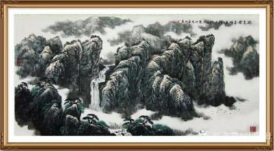 叶向阳日记-翰墨颂中华:《高原秋韵》叶向阳国画山水画作品，这是1985年我到陕北写生所见得此【图3】
