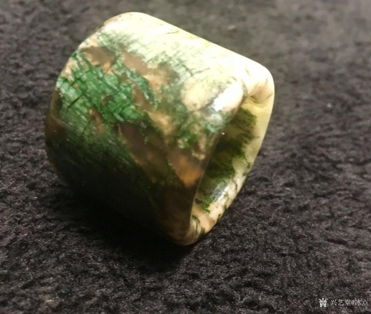 冰点文玩杂项作品《水草扳指》