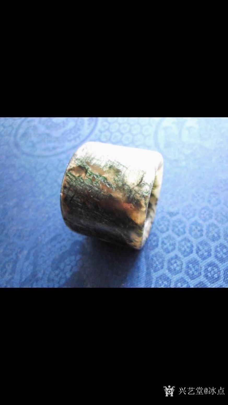 冰点文玩杂项作品《水草扳指》【图1】