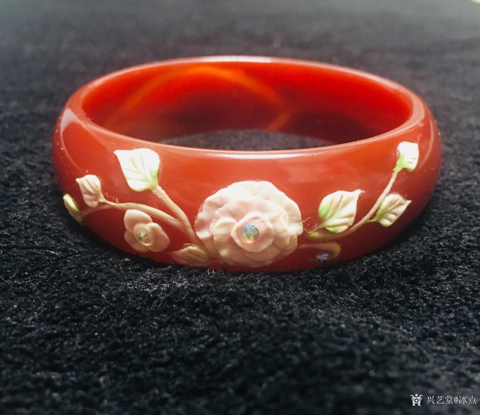冰点文玩杂项作品《玛瑙手镯》