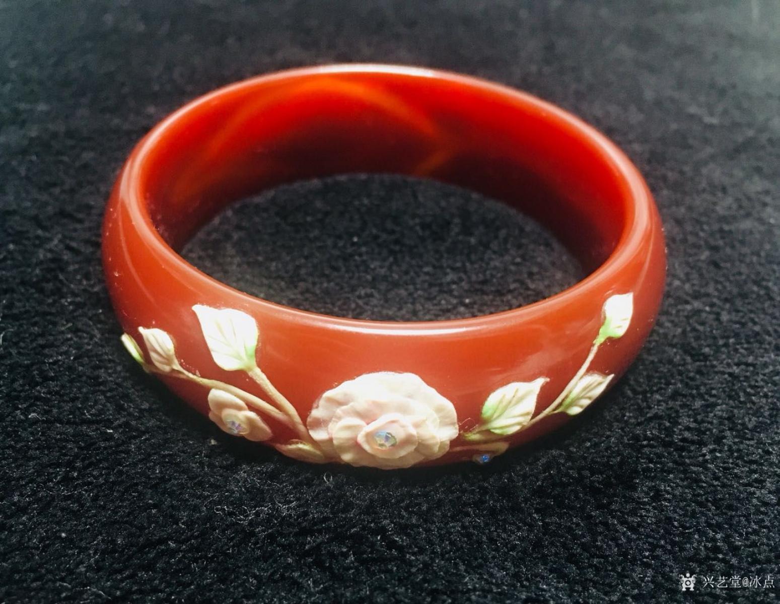 冰点文玩杂项作品《玛瑙手镯》【图1】