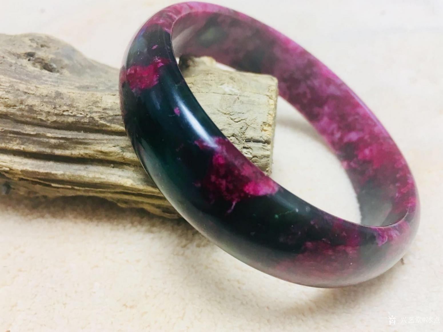 冰点文玩杂项作品《桃花玉手镯》【图0】