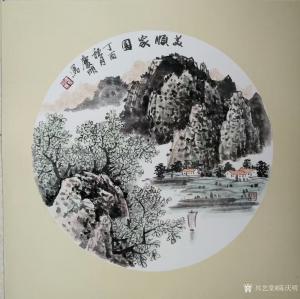 艺术品图片：艺术家陈庆明国画作品名称《美顺家园》价格600.00 元