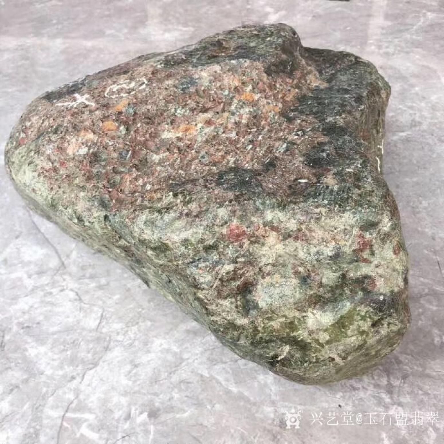 玉石盟翡翠文玩杂项作品《翡翠原石》【图6】