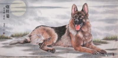 马新荣日记-近期作品分享国画动物画老虎系列《王者归来》，《虎啸山林》，尺寸四尺竖幅，国画动物【图4】