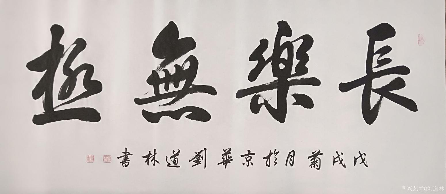 刘道林书法作品《长乐无极》