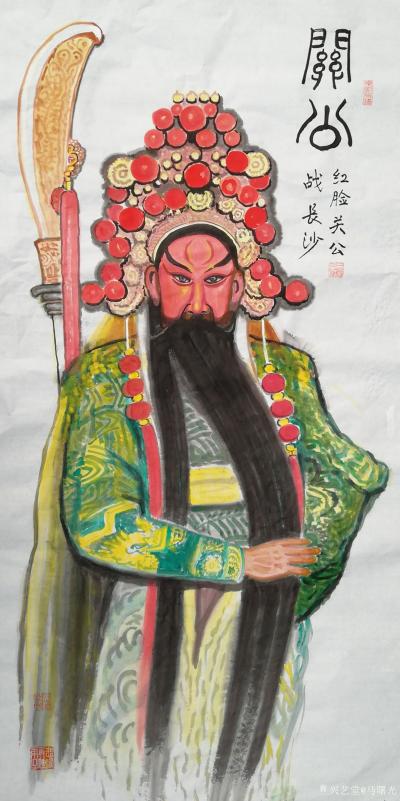 马曙光日记-马曙光画戏剧人物脸谱《焦赞》《孟良》
每幅四尺三开…此是京剧《洪洋洞》中的人物【图3】