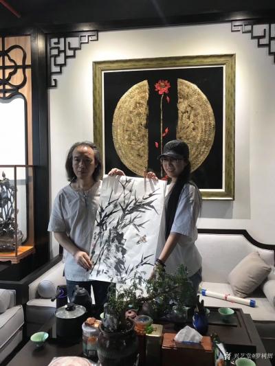 罗树辉收藏-5月19日下午，书画家罗树辉，石广生，朱明贵，金新宇，幸珊荷以及收藏家邓总，黄总【图4】