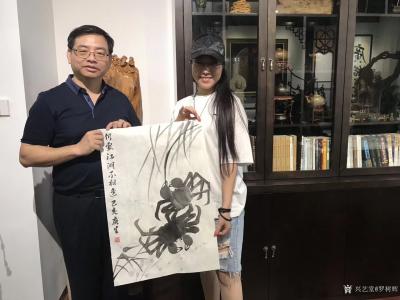 罗树辉收藏-5月19日下午，书画家罗树辉，石广生，朱明贵，金新宇，幸珊荷以及收藏家邓总，黄总【图5】