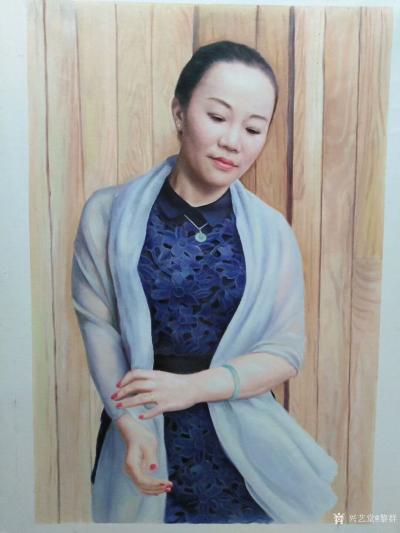 黎群日记-新完成的油画肖像画作品订单图片欣赏，肖像油画来图订制，欢迎联系。【图1】
