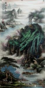 艺术品图片：艺术家周顺生国画作品名称《四尺漓江春光》价格1888.00 元