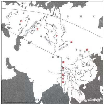 杨牧青日记-欧亚 “T”字形文明大走廊的假说，能够使我们很容易理解：为何东西方彩陶在几何纹饰【图1】