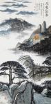 马曙光日志-马曙光作水墨《九华聖景》四尺整张竖幅，并附局部:【图5】