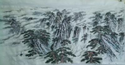 职业书画家，关山剑，原名李东民兴艺空间精选封面动态图片