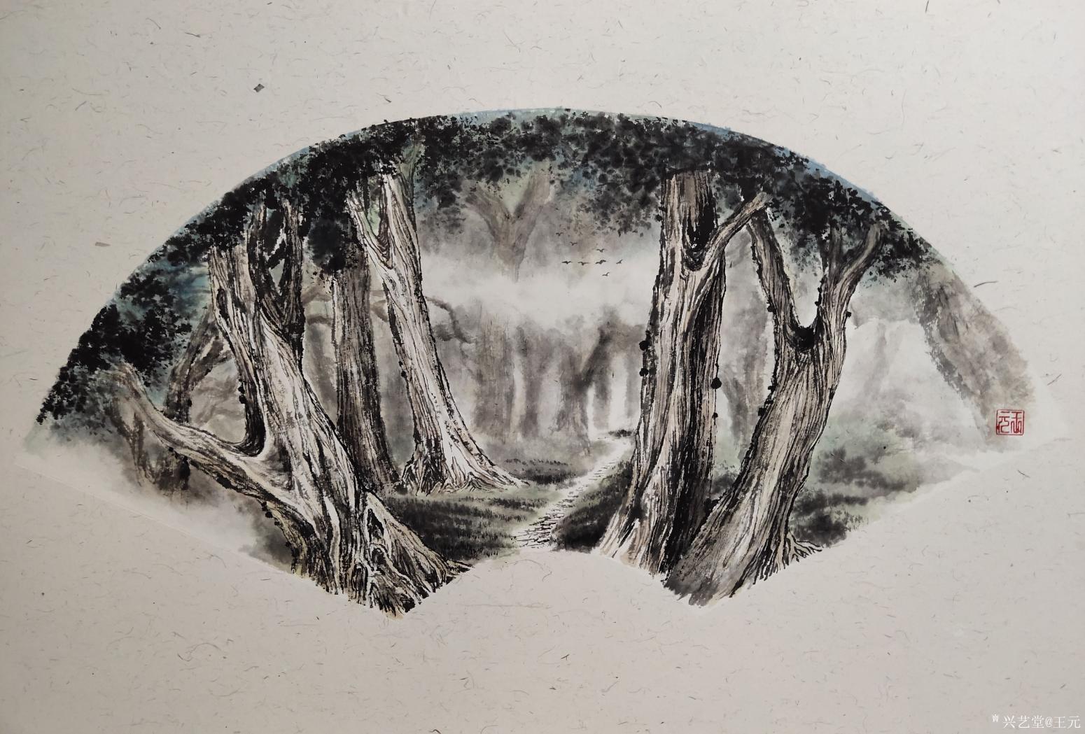 王元国画作品《生命》【图0】