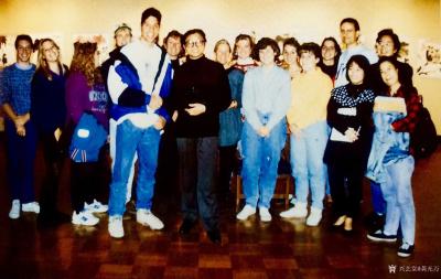 龚光万生活-美国诗人库雷斯•拉多利科作诗《中国画之印象》的复印件；
  今天整理资料，发现【图3】