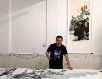 艺术家甘庆琼日记:国画花鸟画作品《富贵长春，基业永固》尺寸八尺240x138c【图0】