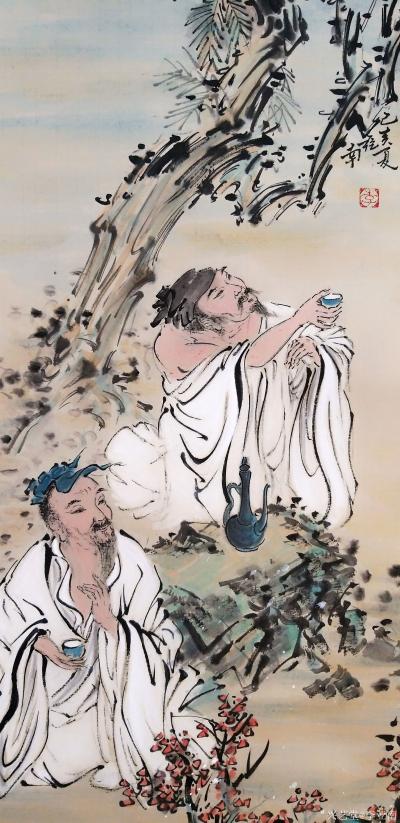 李亚南日记-人物四条屏【图7】