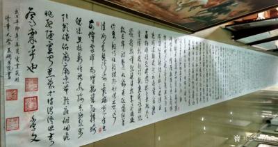 肖业炎收藏-回顾:我在清华大学美术学院研究班与老师胡抗美(原中书协副主席)留影:一一我在清华【图2】