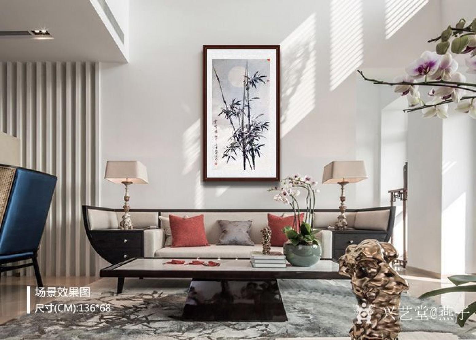 成晓燕国画作品《雪竹图》【图5】